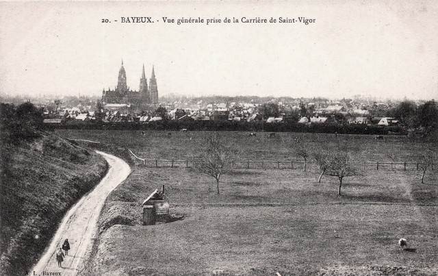 Bayeux calvados vue generale cpa