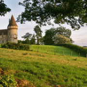 Bazoches (Nièvre) Panoramique sur le château