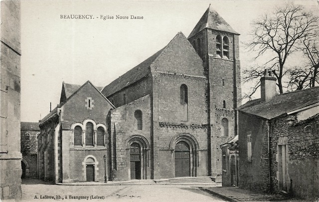 Beaugency (45) Eglise Notre-Dame CPA