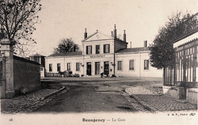 Beaugency (45) Gare CPA