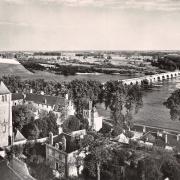 Beaugency (45) Vue générale CPA