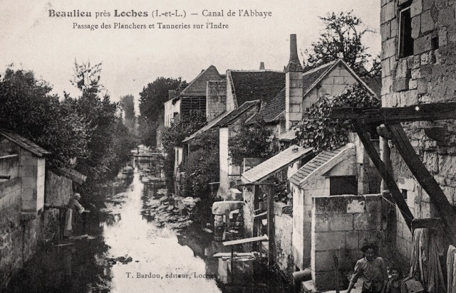 Beaulieu-lès-Loches (37) Canal de l'Abbaye CPA