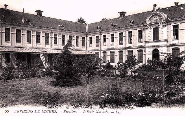 Beaulieu-lès-Loches (37) Ecole Normale CPA