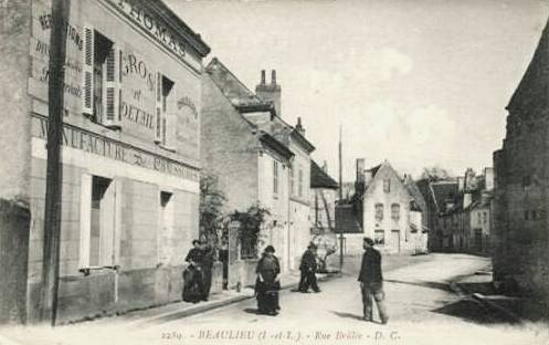 Beaulieu-lès-Loches (37) Rue Brûlée CPA