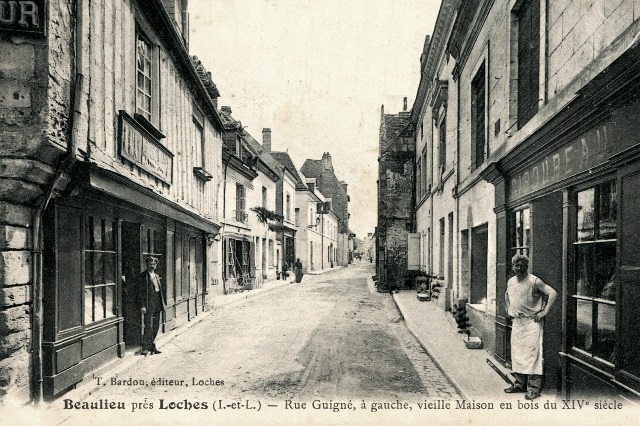 Beaulieu-lès-Loches (37) Rue Guigné CPA