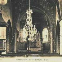 Beaurevoir aisne cpa eglise le choeur