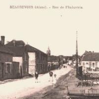 Beaurevoir aisne cpa rue de l industrie