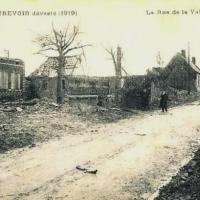 Beaurevoir aisne cpa rue de la vallee 