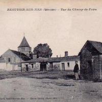 Beauvoir-sur-Mer (Vendée) Champ de foires CPA