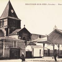 Beauvoir-sur-Mer (Vendée) Halles CPA