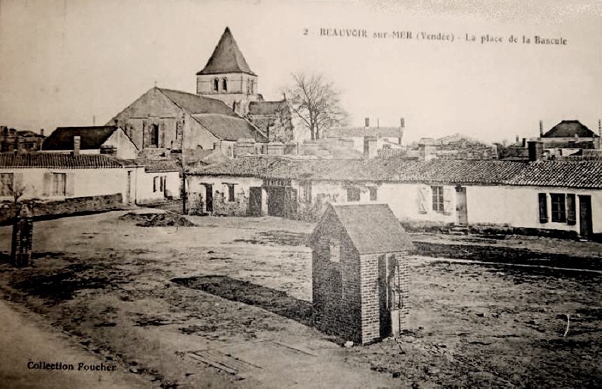 Beauvoir-sur-Mer (Vendée) Place de la bascule CPA