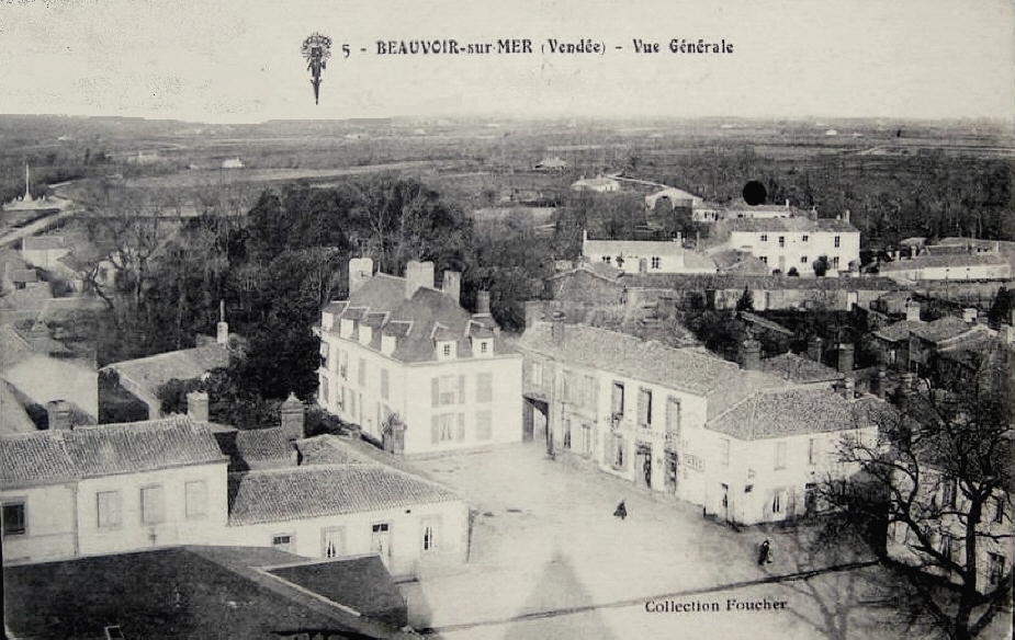 Beauvoir-sur-Mer (Vendée) Vue générale CPA