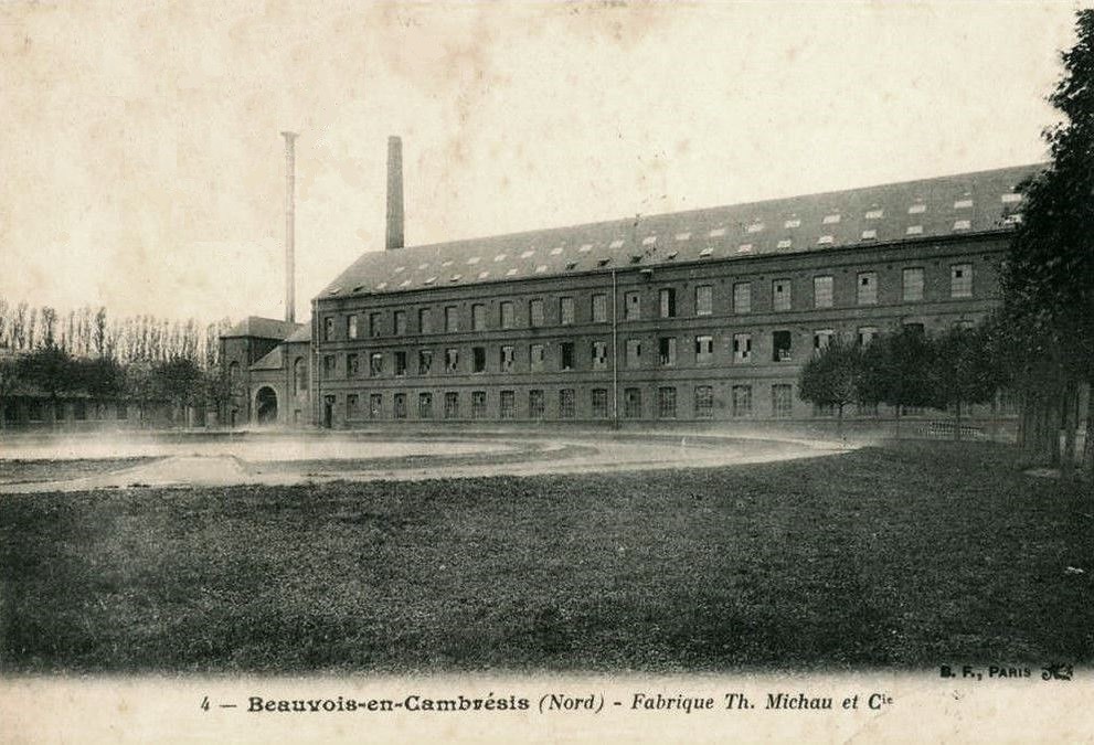 Beauvois en cambresis 59 la fabrique cpa