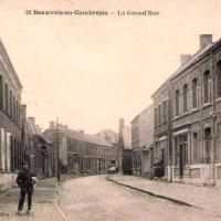 Beauvois en cambresis 59 la grande rue cpa