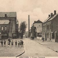 Beauvois en cambresis 59 la place ferrer cpa