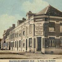 Beauvois en cambresis 59 la poste cpa