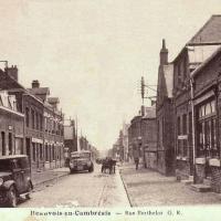 Beauvois en cambresis 59 la rue berthelot cpa