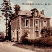 Bermonville seine maritime la mairie ecole cpa