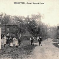 Bermonville seine maritime la route d hautot cpa