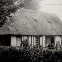 Bermonville seine maritime une chaumiere cpa