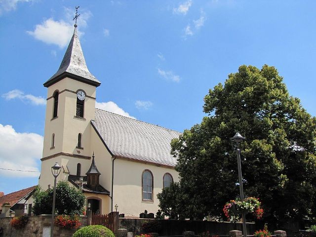 Berstett 67 rumersheim l eglise catholique saint georges