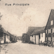 Berstett 67 rumersheim la rue pincipale cpa