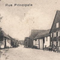 Berstett 67 rumersheim la rue pincipale cpa