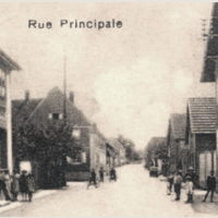 Berstett 67 rumersheim la rue pincipale cpa