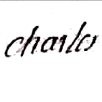 Berton Jean Charles (1731/1810), sa signature en 1766