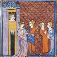 Bertrade de Montfort, miniature du XVè