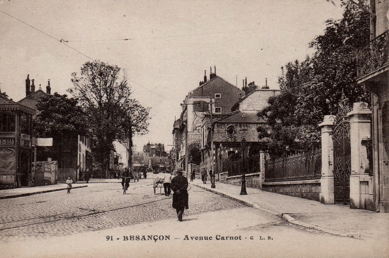 Besançon (Doubs) L'avenue Carnot CPA