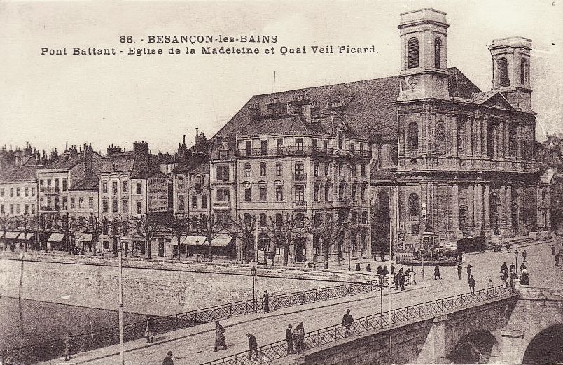 Besançon (Doubs) L'église de la Madeleine CPA