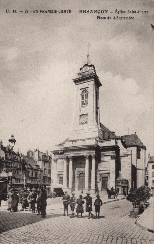 Besançon (Doubs) L'église Saint Pierre CPA