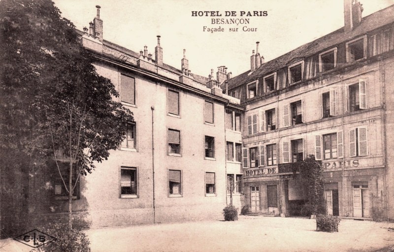 Besançon (Doubs) L'Hôtel de Paris CPA