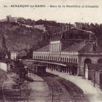 La gare de la Mouillère et la citadelle CPA