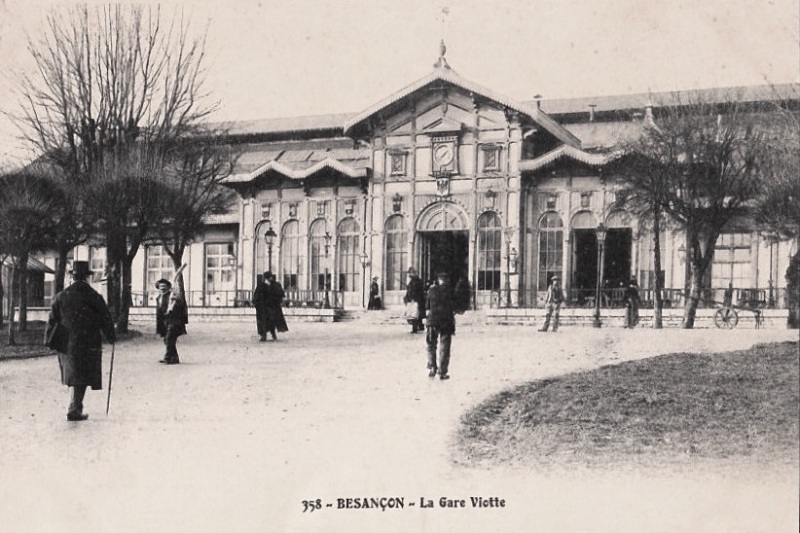 Besançon (Doubs) La gare de la Viotte CPA