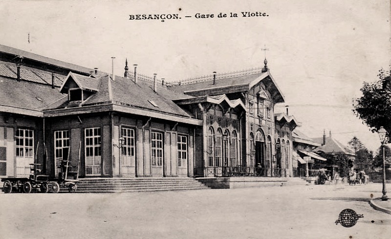 Besançon (Doubs) La gare de la Viotte CPA