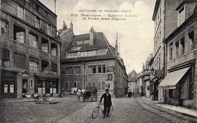 Besançon (Doubs) La maison natale Jean Gigoux CPA