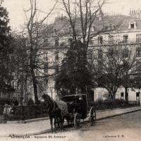 Le square Saint-Amour CPA