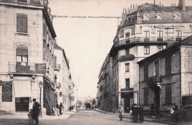 Besançon (Doubs) Les Chaprais, avenue de fontaine argent CPA