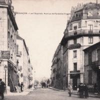 Les Chaprais, avenue de fontaine argent CPA