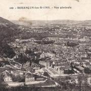 Besançon (Doubs) Vue générale CPA