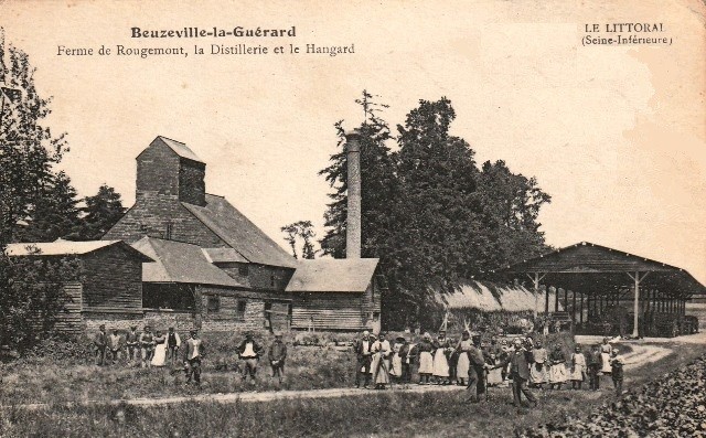 Beuzeville la guerard seine maritime la ferme de rougemont cpa