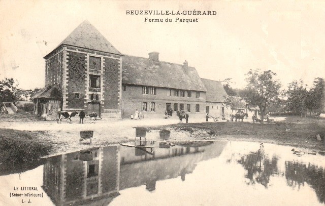 Beuzeville la guerard seine maritime la ferme du parquet cpa