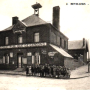 Bevillers 59 la mairie ecole cpa