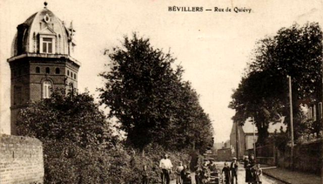 Bevillers 59 la rue de quievy cpa