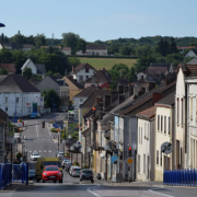 Blanzy (Saône-et-Loire) La rue de la République