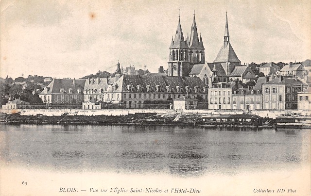 Blois (41) Eglise Saint-Nicolas CPA