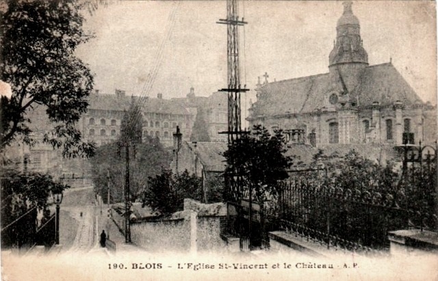 Blois (41) Eglise Saint-Vincent CPA