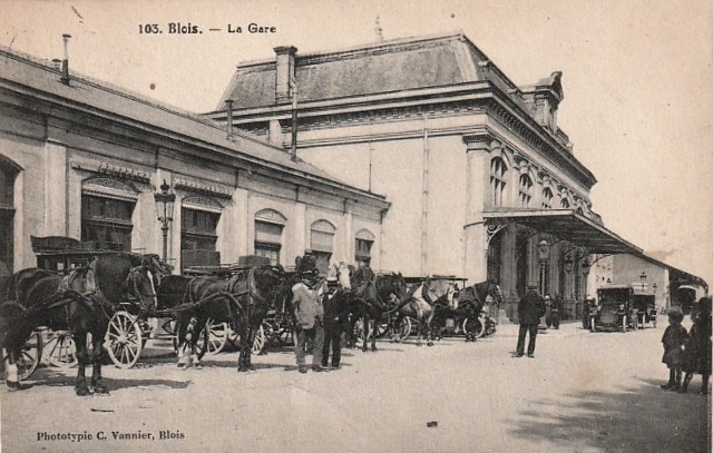 Blois (41) Gare CPA